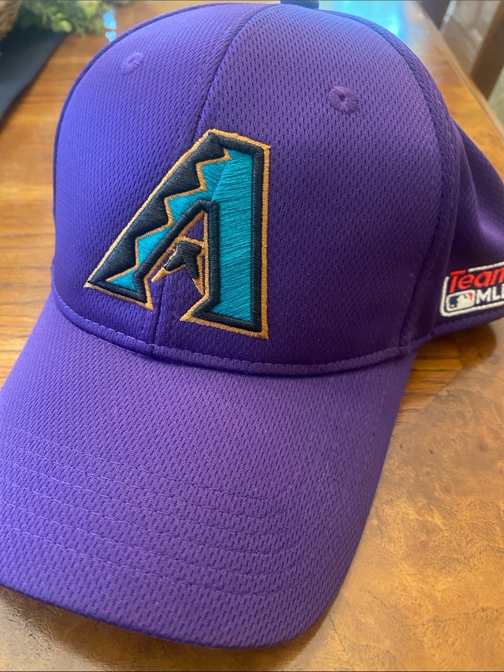 MLB Kids Purple Arizona Diamondbacks Hat with Teal & Gold Logo